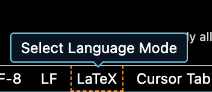 Select language mode